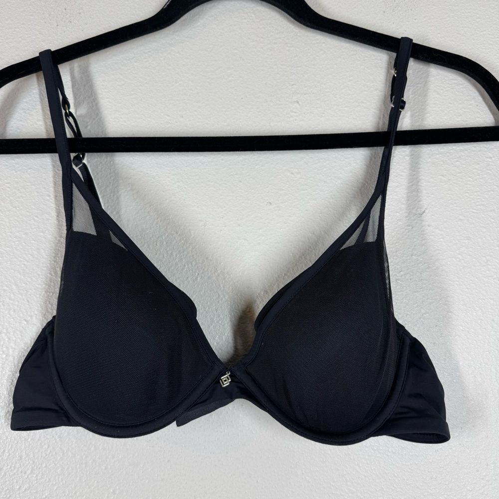 THIRDLOVE 24/7 Classic Contour Plunge Bra In Black 35A 1/2